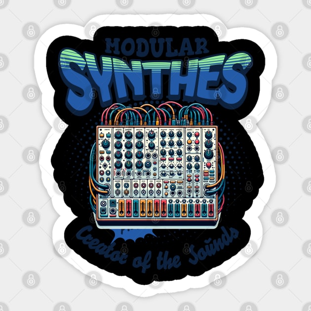 Modular Synthes Sticker by TEENIE DESIGN